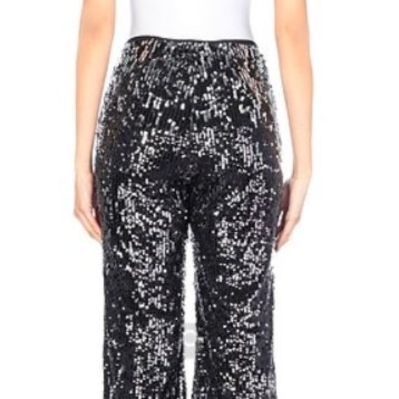 Sadey With Love Black Sequin Pants - Size 5 NWT - Picture 3 of 10